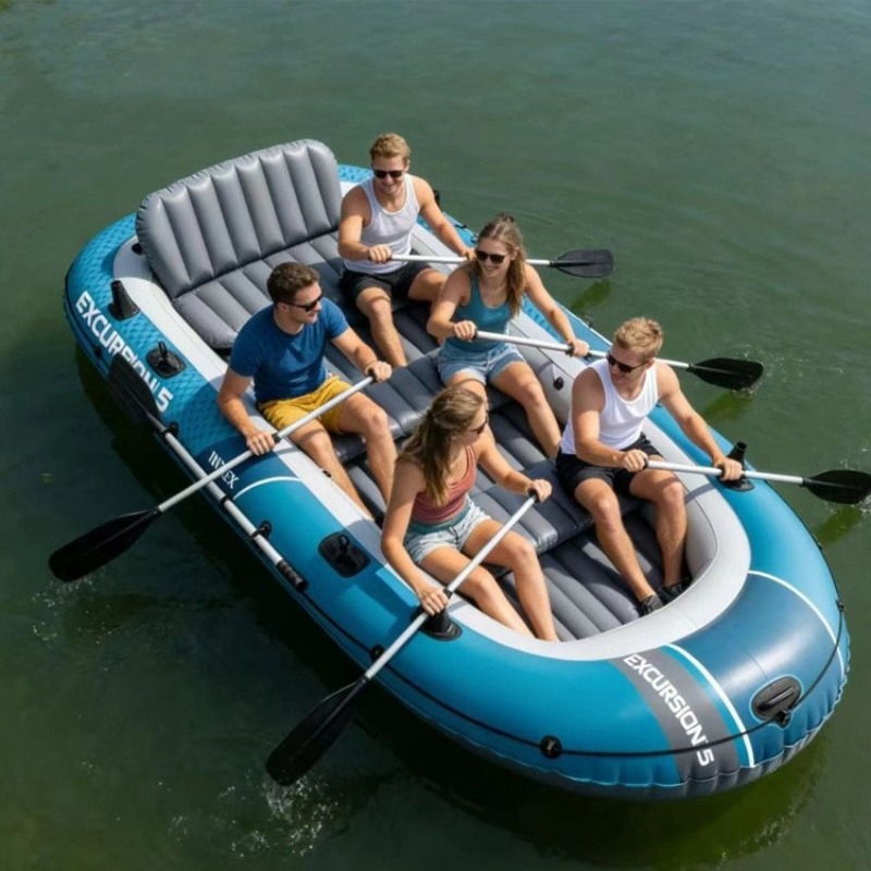 Fishing Kayak Inflatable - Caiaque Inflável Reforçado para Pesca, Bote