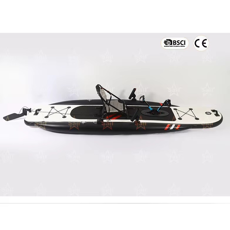 Fishing Kayak Sit In - Caiaque Inflável de Pedal para Pesca,