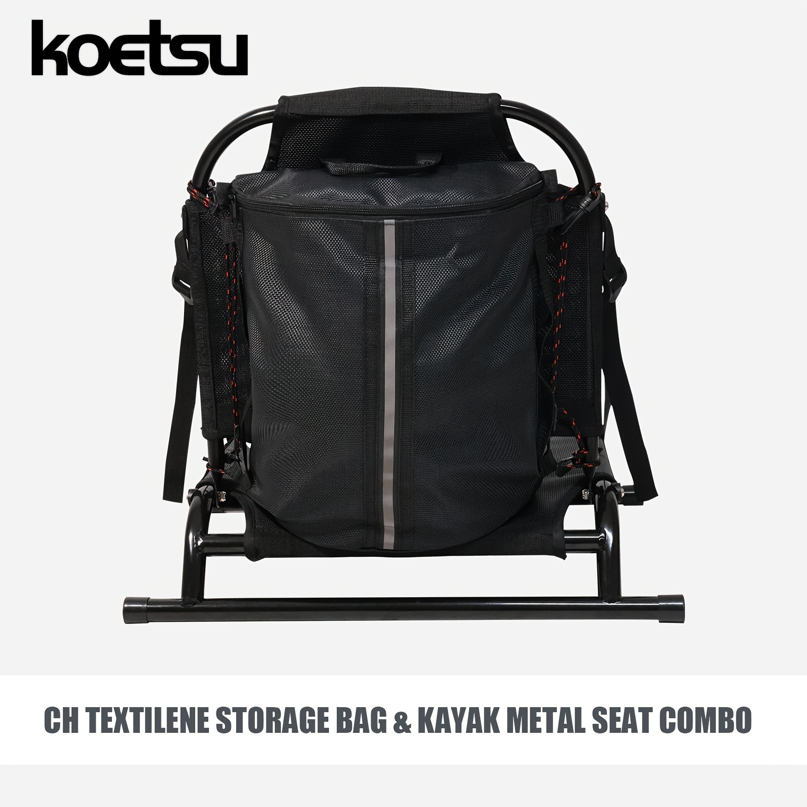 Fishing Kayak Crate - Combo de Assento Metálico para Caiaque