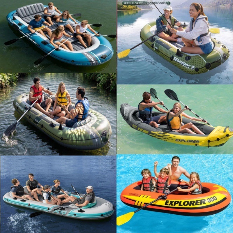 Caiaque Inflável Reforçado par - Fishing Kayak Inflatable avaliação e preço