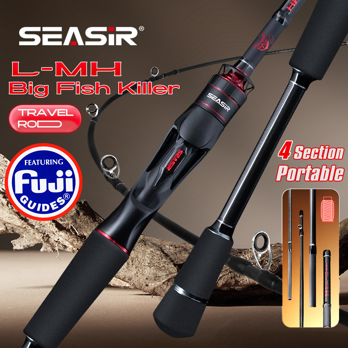 Seasir salminus xf m/mh vara d - Kastking Reel Zephyr avaliação e preço