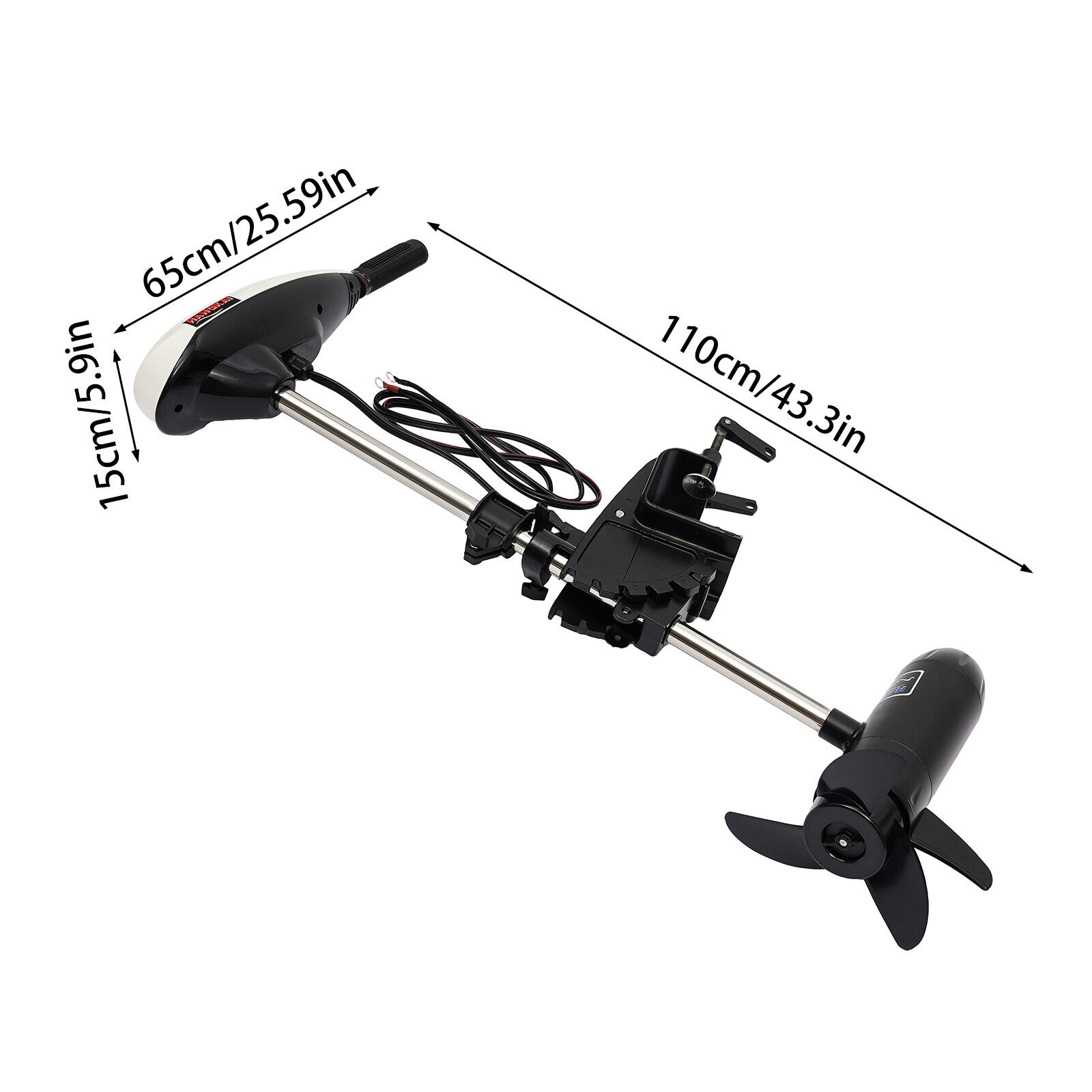 Motor Elétrico de Popa 12V 65L - Fishing Kayak Trolling Motor avaliação e preço